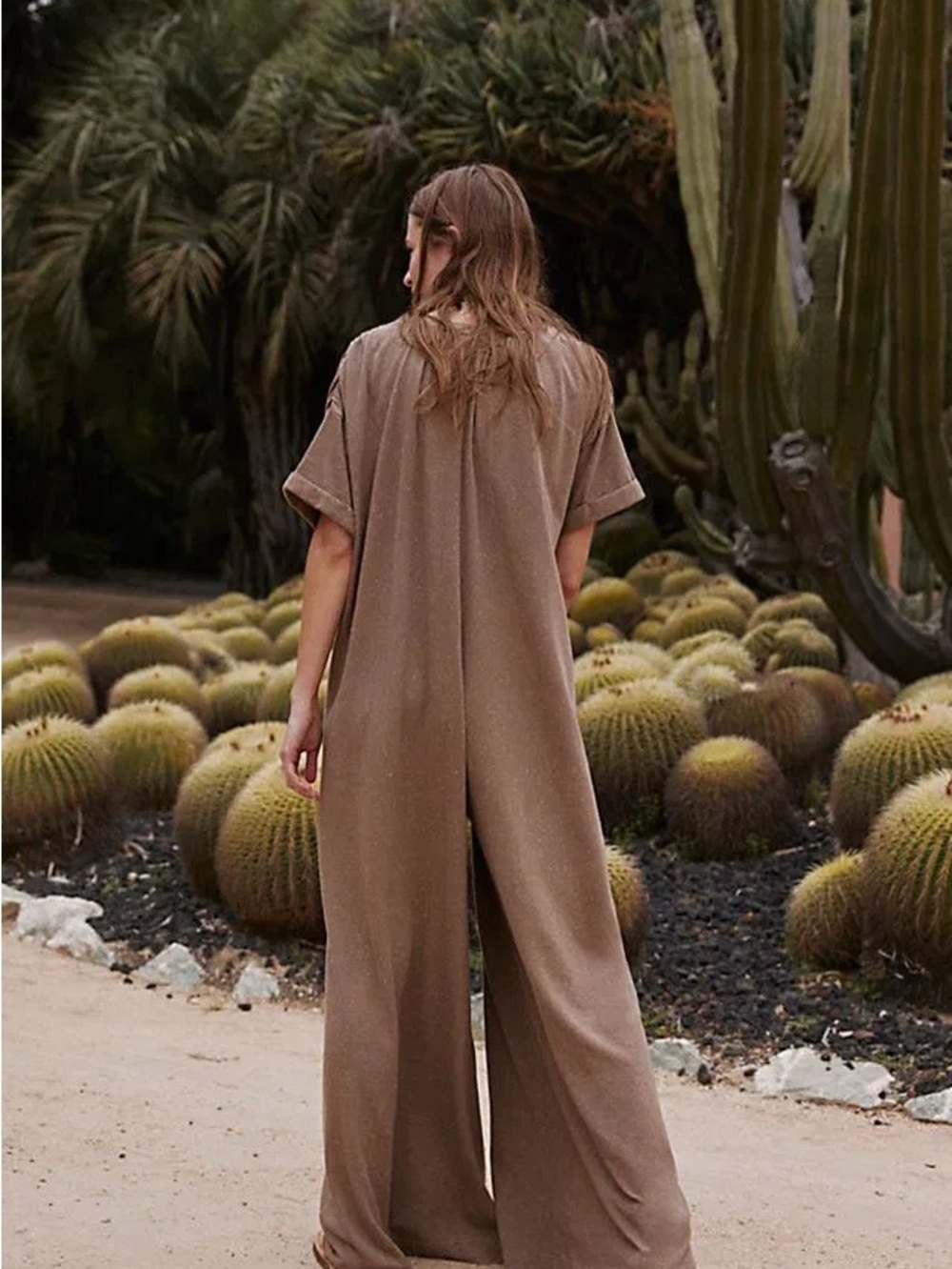 Free People Beach - My Go To Jumpsuit Sz XS-M - Picture 7 of 10